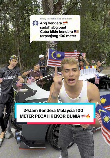 Bendera Malaysia Terpanjang Dunia: Rekor 100 Meter!