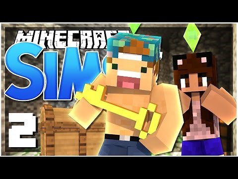 WE FOUND A TREASURE CHEST! | EP 2 | SimsCraft (Minecraft Youtuber Server)