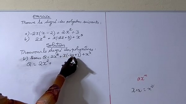 Trouver le degré d’un polynôme facilement