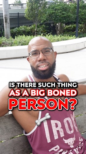 Is There Such Thing as a Big Boned Person? 🤔 It’s a bullsh*t myth 🤦‍♂️ Some humans are taller, and some are shorter, but nobody’s born fat. That’s just what people tell themselves to justify the choices that they’ve made and feel better about their lack of success. Believing this myth comes from ignorance about what they need to change. Most people have a big problem with being wrong ❌ They feel that they’re justified in their actions, so they have to be right. Even worse: When people carry a 