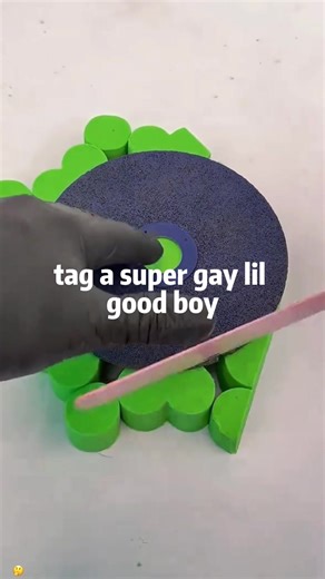 Kinetic Sand Cutting Satisfaction