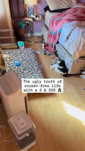 Malory on Instagram: "I never share about being “screen-free” to brag or flex on anyone!!! I only share because I know how great it is to have kids who are great at play, not stressed about using a screen. Yes there are messes (which I think I share frequently here) but I have the bandwidth to help clean up because I’m not overstimulated by my kids all day 🤩 Follow along for life with 2 kids, lots of play and reading and outdoors, and general positivity about children and motherhood 💖 #momcont