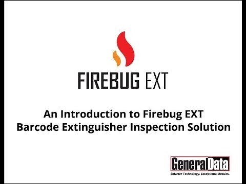 An Introduction to Firebug EXT Barcode Fire Extinguisher Inspection System