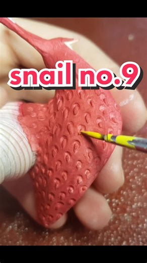 Creating a Cute Strawberry Snail with Sculpey Clay