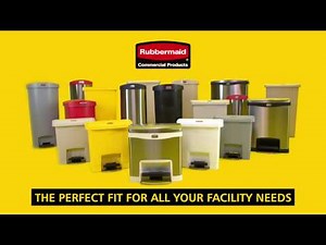 Rubbermaid Products │Slim Jim Step-on Resin Containers