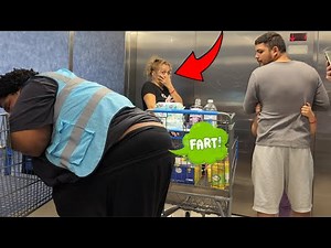 900lbs Man Farts In Elevator At Walmart!!!