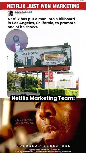Netflix Put a Man Inside a Billboard 🤯