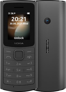 Nokia 110 4G - Zwart - 128MB opslag - Stof- en spatwaterbestendig | bol