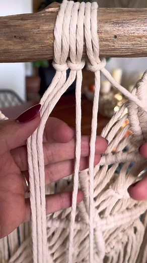 DIY Macrame Christmas Ornament Tutorial