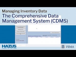 Hazus | The Comprehensive Data Management System (CDMS)