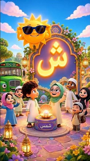 Learn Arabic Letters FAST with Alif Baa Taa Song 🎶| Quran Bus Ep 4 #ArabicAlphabet #QuranForKids
