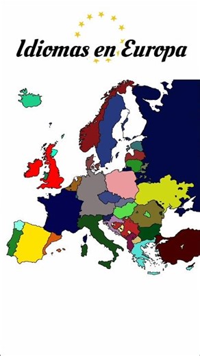 Mapa de europa🇪🇺 #Europa #Geografia #geopolítica #mapa #idiomas #deltarune