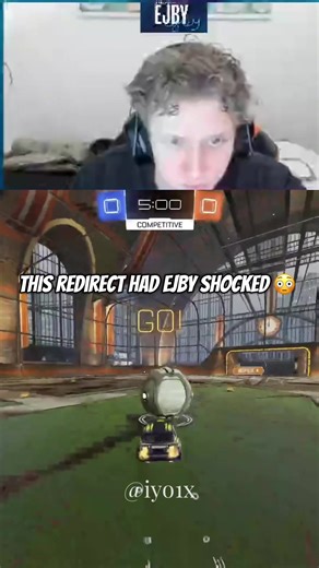 What a redirect 💀 #fyp #rl #rocketleaguehighlights #viral #rlcs