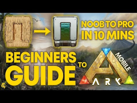 BEGINNERS GUIDE To ARK: Ultimate Mobile Edition! | NOOB To PRO in 10 Mins!