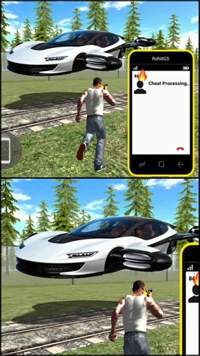 (Secret Codes)🔥 Flaying Car Cheat Code 🤑in Indian bike driving 3d new update
