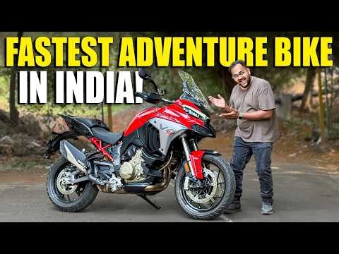 Fastest & Most Powerful Adventure Bike In India - Ducati Multistrada V4S Review ‪@MotorBeam‬
