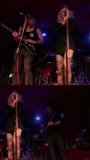 Blonde Bombshell Rocks 🔥 #metalchick #live #musicvideo