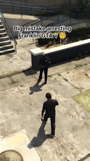 Franklin goes INSANE inside the Police Station GTA V, 👮#shorts#8millionviews#cops#fypシ゚viral.