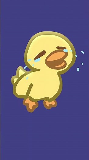 Crying duck meme but I animated it