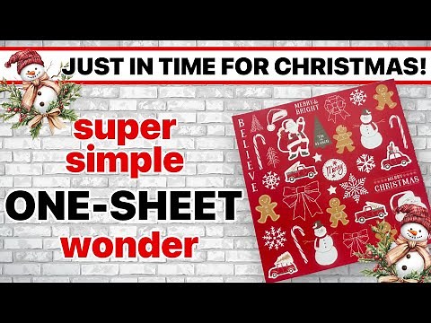 All You Need Is ONE SHEET! Gift Giving Made Easy!