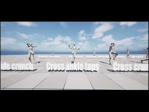 23 Fitness abs exercises animation pack [workout]