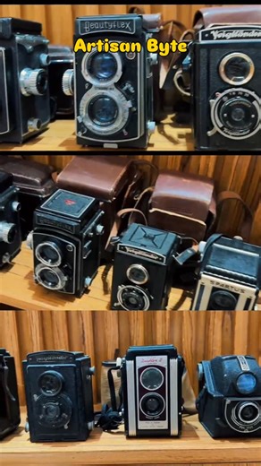 Artisan Byte on Instagram: "A rare vintage TLR and folding film camera lot for true analog photography lovers. Featuring classic twin-lens reflex cameras and beautifully crafted folding film cameras, each piece reflects timeless mechanical design. Ideal for collectors, film shooters, and retro enthusiasts seeking authentic medium-format and classic film photography experiences. #artisanbyte #FoldingCamera #VintageFilmCamera #AnalogPhotography #MediumFormat #RetroCamera #FilmCollectors #Photograp