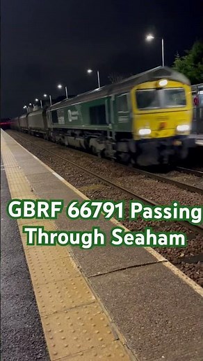 GBRF 66791 Passing Through seaham