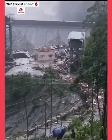 Breaking News: VIDEO RELEASE | Chungthang Teesta Urja Dam Completely Washed Away. | The Sikkim Today