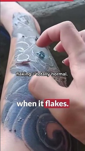 Do this to avoid tattoo scabs