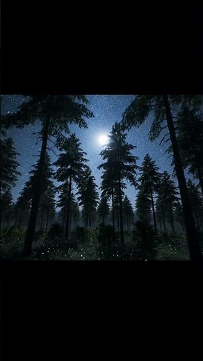 Calm Night in the Forest | Crickets Chirping for Deep Sleep & Stress Relief #viral #video #asmr