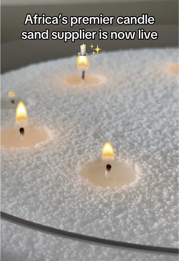 Get candle sand at wholesale prices on sandcandlesupply.co.za without the high MOQs 🕯️🔌 Start your own candle sand business, add candle sand to your current range or use candle sand for your events 🕯️ Our candle sand is: 🌱 100% natural plant-based and vegan ✨ Mess-free, easy to use and fragrance free 📦 Available in bulk quantities with shipping and the option to collect your order #candlesand #sandcandle #candles #candlemaking #candlebusiness #candlewax