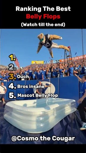 Ranking the Best Belly Flops 😂💦 | Epic Splash Moments #Shorts