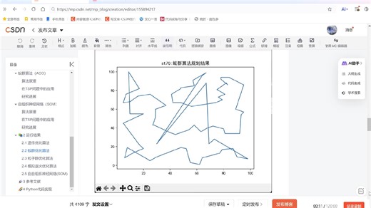 【视频】基于遗传(GA)、粒子群(PSO)、模拟退火(SA)、禁忌搜索(ST)、蚁群算法(ACO)、自自组织神经网络(SOM)的TSP算法研究（Python代码