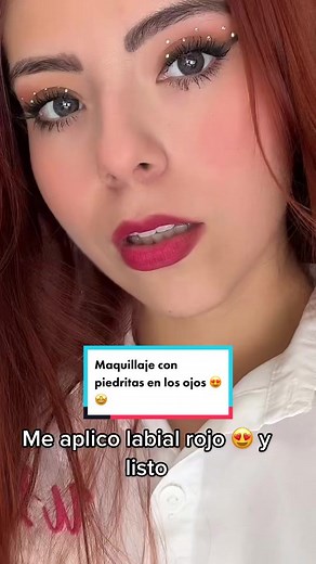 Hola!! Aquí les dejo un mini tuto de un maquillaje sencillo pero muy bonito con piedritas 🤤😍✨ espero que les guste!! #pinkup #bissu #lacolorscosmetics #makeuptutorial #makeup @bissucosmeticsmx @lacolorscosmetics