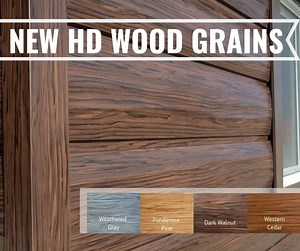 💥💥 Attention: New Product Release 💥💥 TruLog is excited to bring you our new HD Wood Grain Colors now available for purchase: Weathered Gray Ponderosa Pine Dark Walnut Western Cedar These new HD Wood Grains still come with the duarble 26 gauge steel, fire resistance, and maintenance-free features, available in our log profile and board and batten. Be sure to check out our website for more information on these brand new HD Wood Grains: https://www.trulogsiding.com/product/ Which new HD Wood Gr