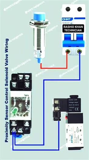 PROXIMITY SENSOR CONTROL SOLENOID VALVE WIRING #Alhamdulillah #Rashidkhangenerator #electrician #mechanic #electronic #generator #technician #india #saudiarabia #usa #america #england #canada #netherlands #ireland #education #engineproblem #california #engineering #newyork #alberta #caterpillar #cummins #perkins #doosan #mtu #germany #automotive #automobile #كهربائي | Rashid Khan