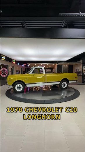 Check out our sweet 1970 Chevrolet C20 Longhorn Pickup! 🤠 Available Now for Purchase!