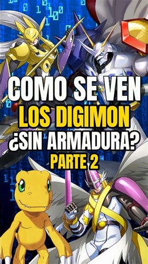 What do some Digimon look like when they're unmasked or without their armor? Part 2 #anime #digim...