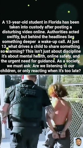 13-Year-Old Arrested Over Online Video – A Wake-Up Call