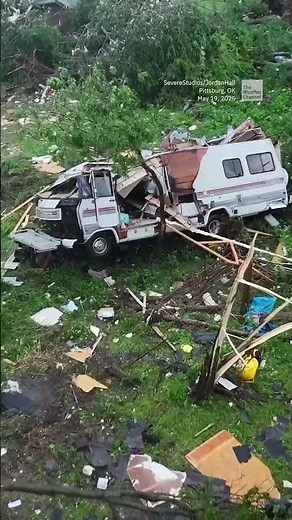 Tornado Aftermath In Pittsburg, Oklahoma