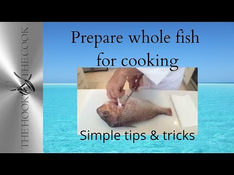 HOW TO PREPARE WHOLE SNAPPER READY TO COOK | Fished cooked in the BBQ or oven easy great result.