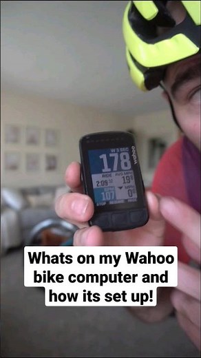How I set upt Wahoo bike computer for racing and riding! #wahoo