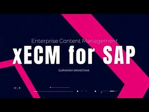 What is OpenText xECM for SAP? | A Visual Explainer| Unlock the FULL Story of SAP Data with OpenText