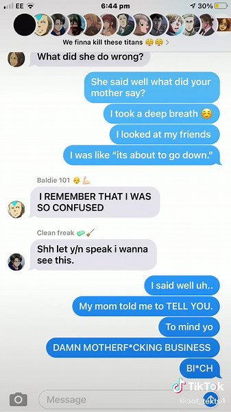 #anime #aottext #viral #foryou #fypシ #fyp_ #💕 #animetext #text #messages #levisquad #meme 👩‍🏫😭