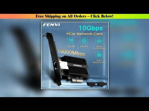 FENVI 10Gbps PCIE To RJ45 Network Card Marvell AQC113 Gigabit Ethernet PCI Express LAN Adapter
