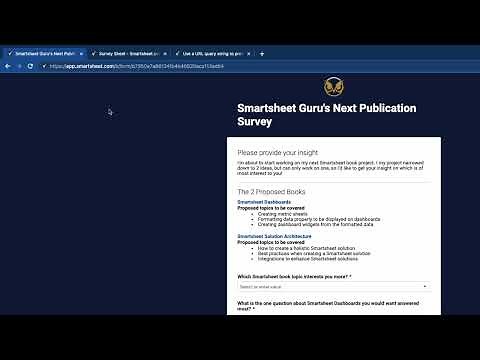 Smartsheet Form URL Queries: Custom Default Values, Track Source of Smartsheet Form Submissions