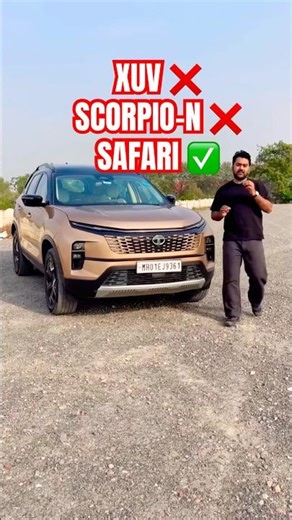 Why TATA SAFARI is better than SCORPIO-N & XUV7OO! The Real Family King 😍
