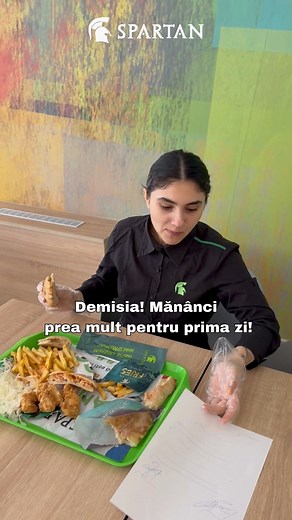 Când te angajezi la Spartan și descoperi meniurile freșșș… #Spartan #CelMaiBun #Deliciu #SpartanDelights | Spartan Romania