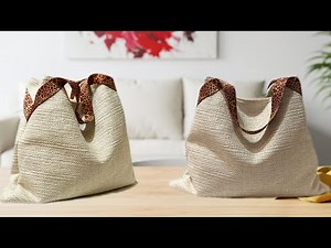 Come Creare una BORSA in Tessuto alla Moda Facile e Veloce | Tutorial DIY per Principianti