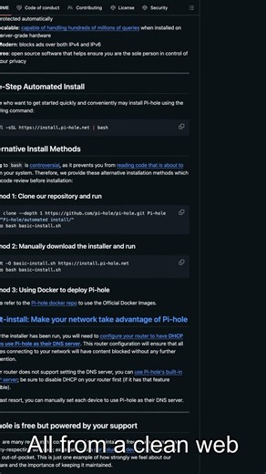 Block Ads on EVERY Device with One $35 Pi-hole #shorts #github